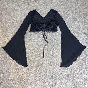 Black Whimsy Goth Top 😍